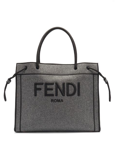 fendi felt tote bag|fendi tote bag 2020.